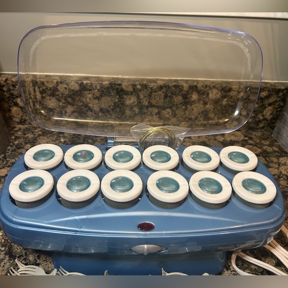 BaByliss PRO Nano Titanium Roller Hairsetter Clips Flocked Rollers Pins - Picture 2 of 6